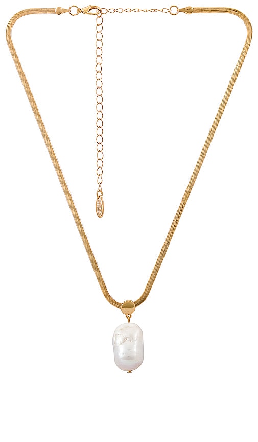 Ettika Classic Pendant Necklace In Pearl