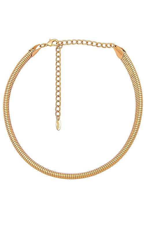 Ettika Coil Choker Necklace In Gold