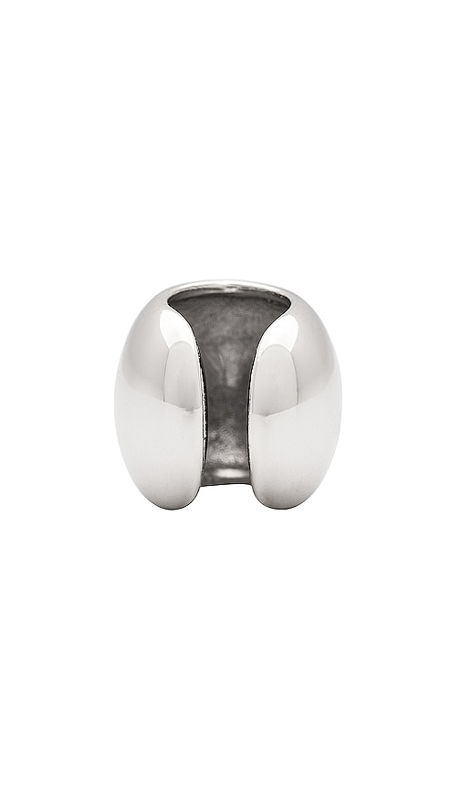  Ettika Anrnreif Chunky Metal In Metallic Silver. 