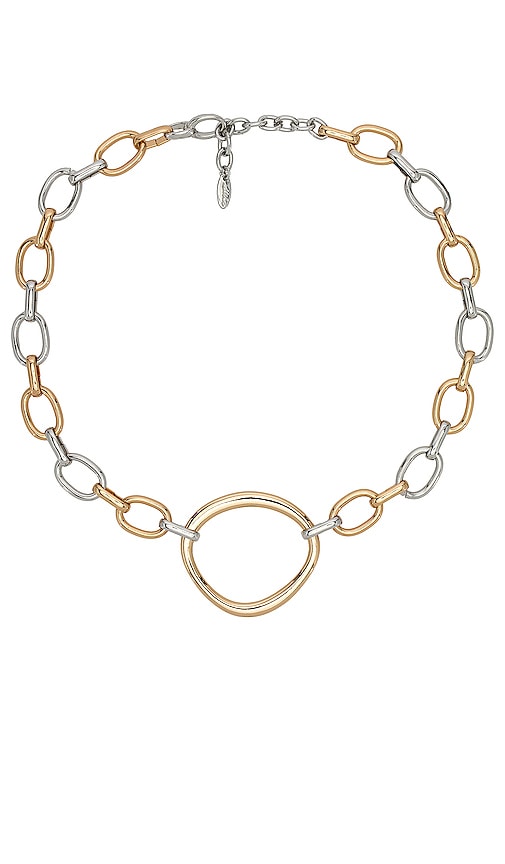 petit moments Carabiner Necklace in Gold