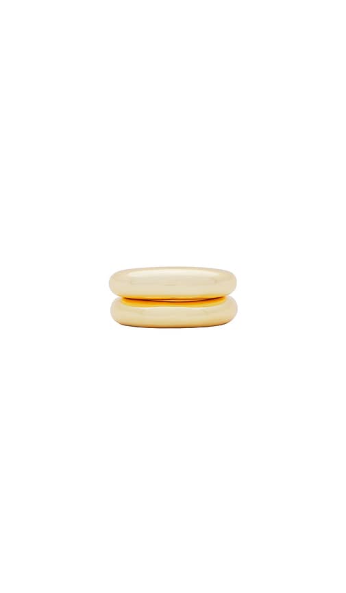 ETTIKA DOME RING SET OF 2 