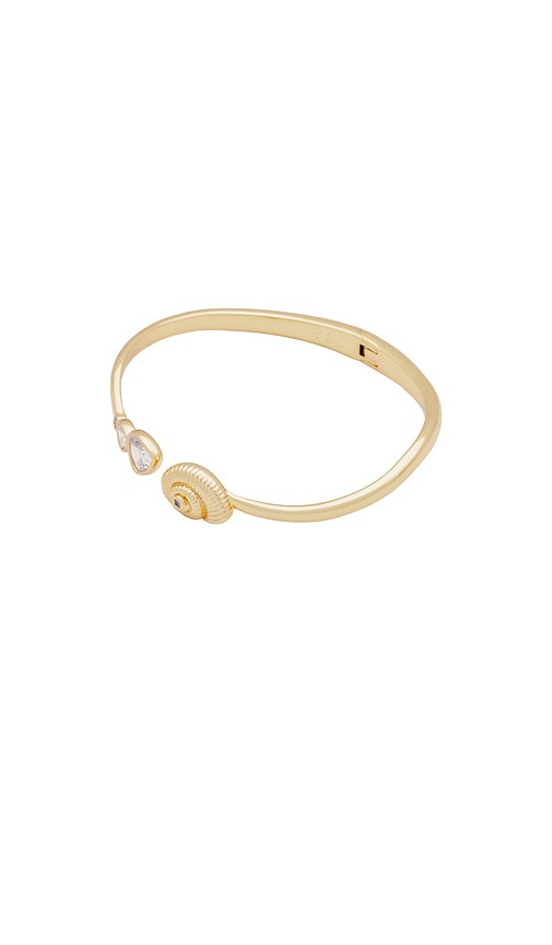 Shop Ettika Shell Bracelet In Gold