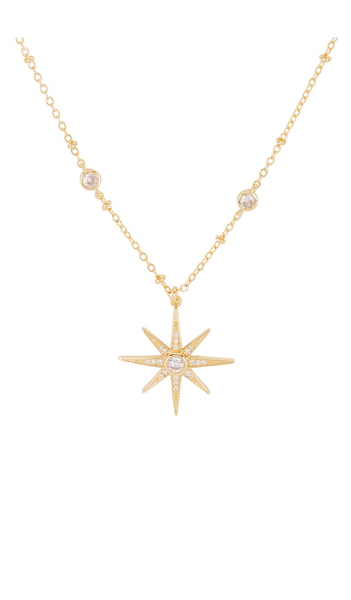 Shop Ettika Starburst Pendant Necklace In 크리스탈