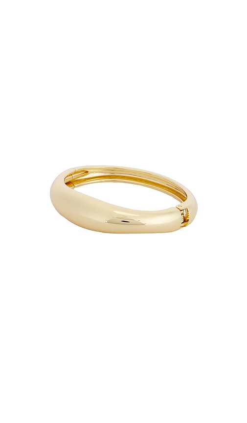 Dreamy Dome Bangle in Metallic Gold.
