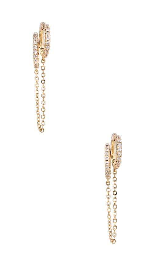  Ettika Ohrmanschette In Metallic Gold. 