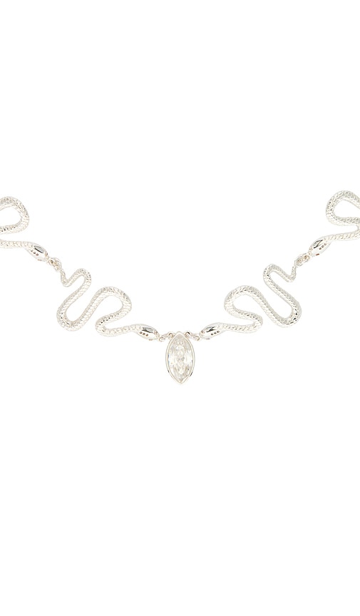 Ettika Snake Choker In Silver