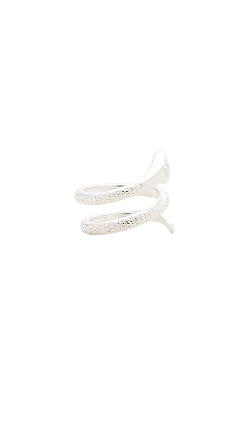 Ettika Serpent Wrap Ring In White