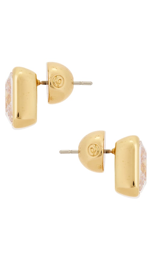 Ettika Radiant Gem Stud Earrings In Gold