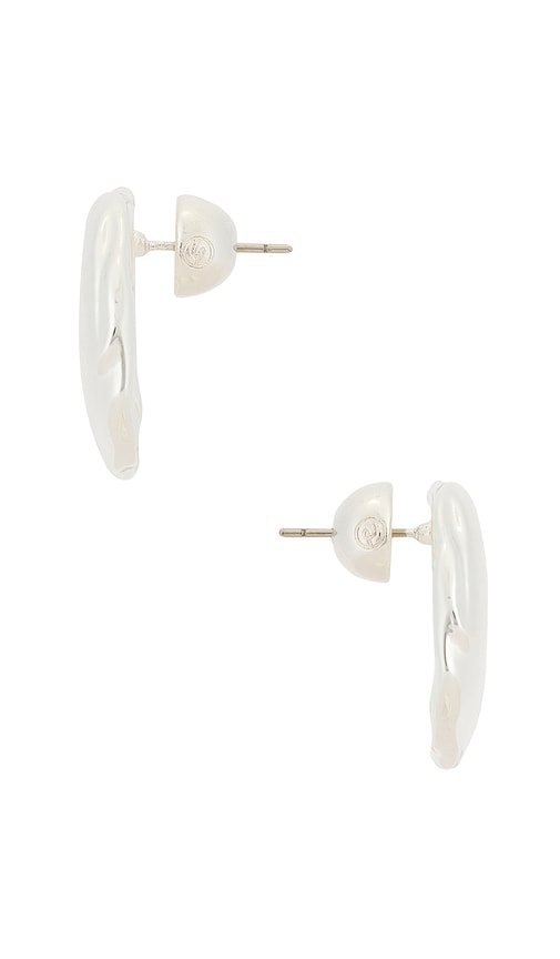 Ettika Molten Spheres Large Stud Earrings In Metallic