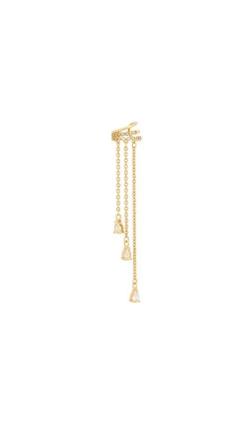 Ettika Crystal Waterfall Ear Cuff Earrings