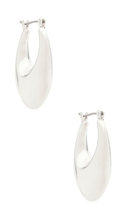 Ettika Chunky Oval Hoop Earrings