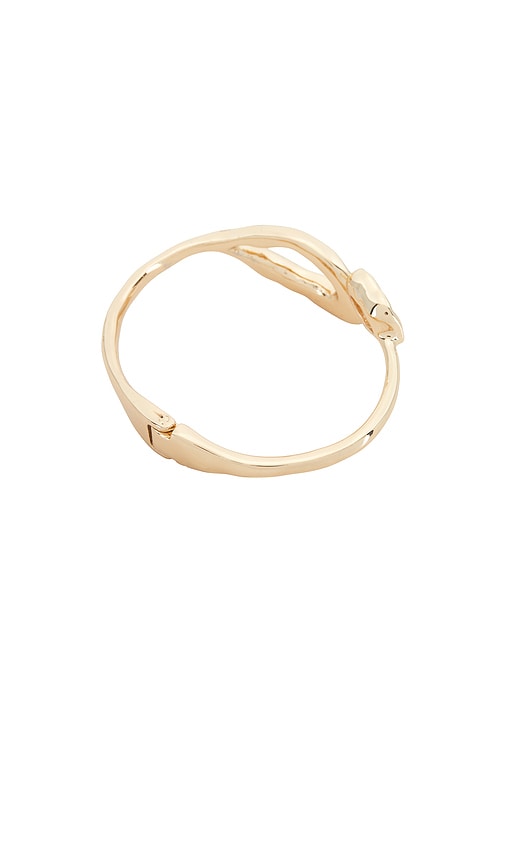  Ettika Armreif Molten Marquise In Metallic Gold. 