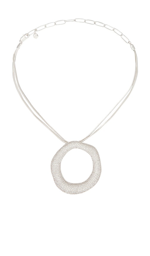 Ettika Open Circle Pave Necklace