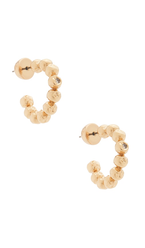 Ettika Molten Everyday Hoop Earrings