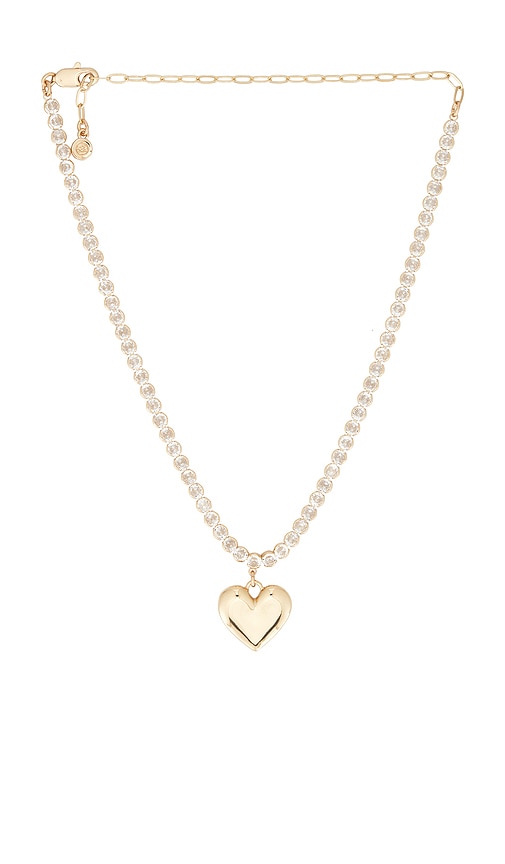 Ettika Luminous Love Tennis Necklace