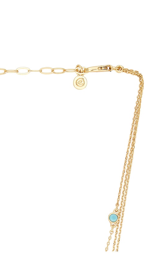  Ettika Mehrteilige Halskette Crystal Dot In Metallic Gold. 