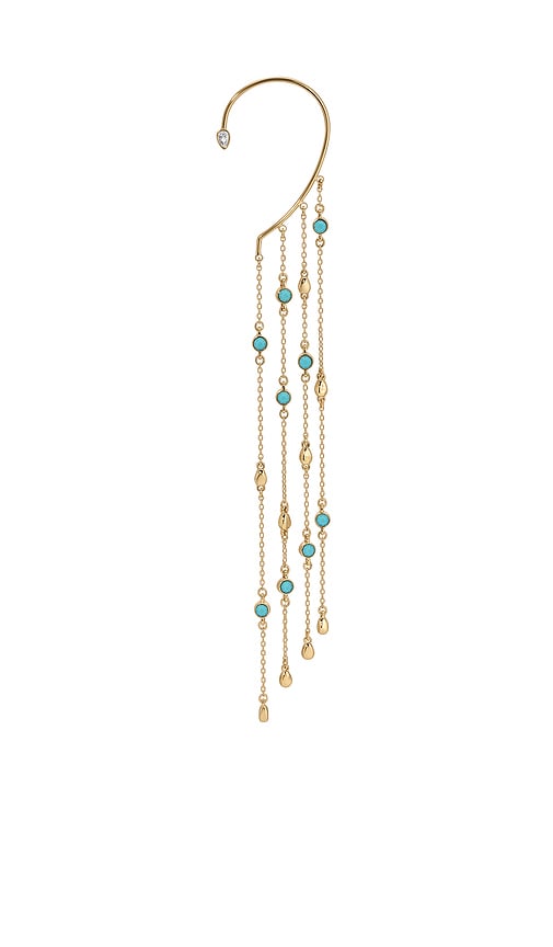 Ettika Linear Chains Statement Ear Cuff