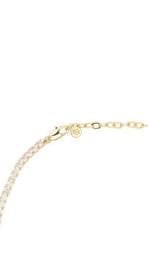  Ettika Halskette, Tennis Everyday In Metallic Gold. 