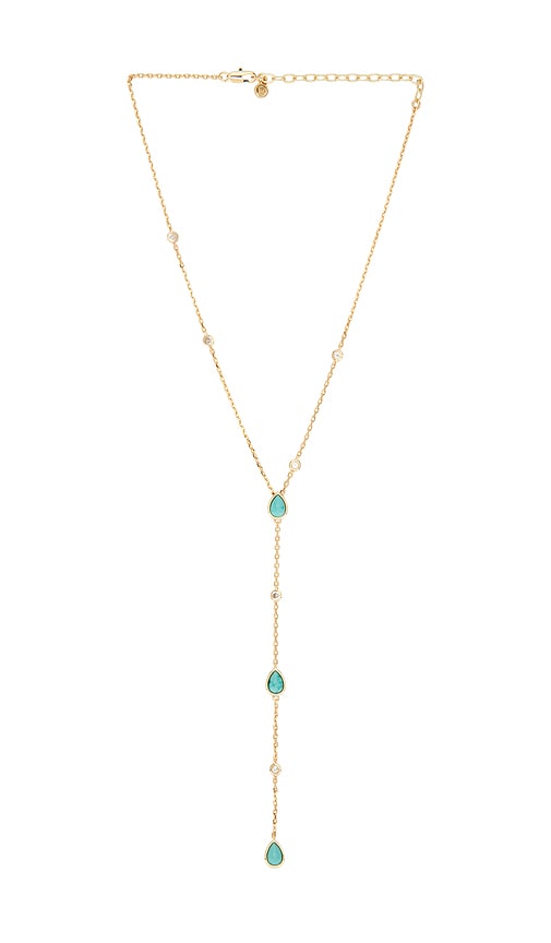 Ettika Dewdrop Lariat Necklace