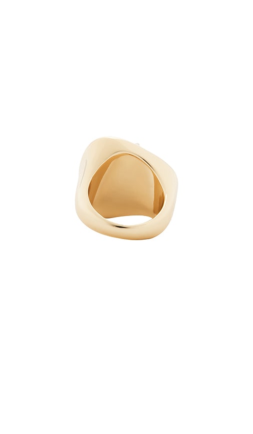  Ettika Statement-ring Solstice In Metallic Gold. Größe 6. Also In 5, 7, 8. 