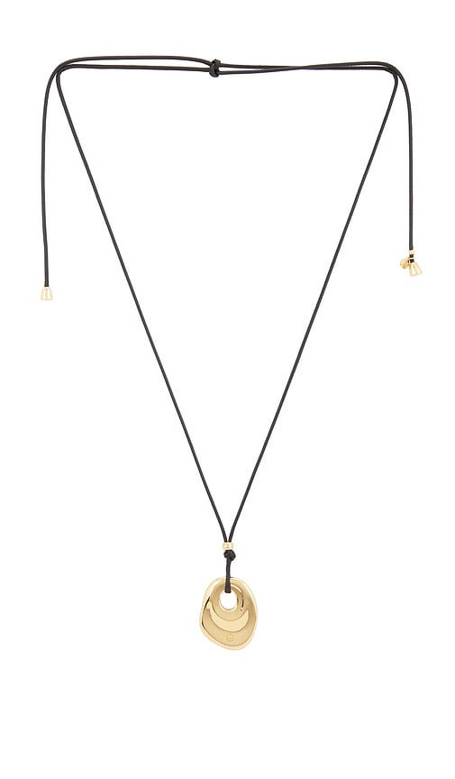 Ettika Melted Edge Pendant Necklace