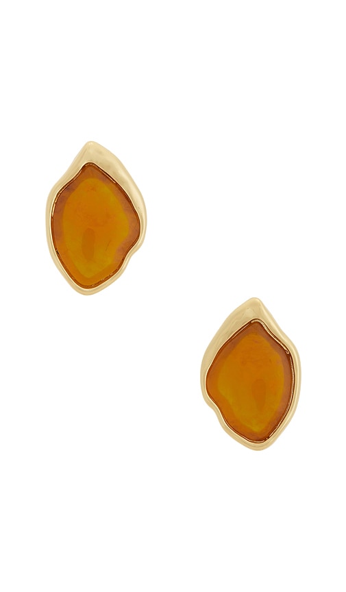 Ettika Molten Treasure Stud Earrings