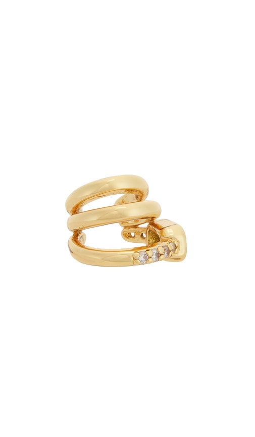  Ettika Ohrklemme Cluster In Metallic Gold. 