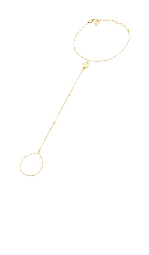 Ettika Santorini Shell Foot Chain