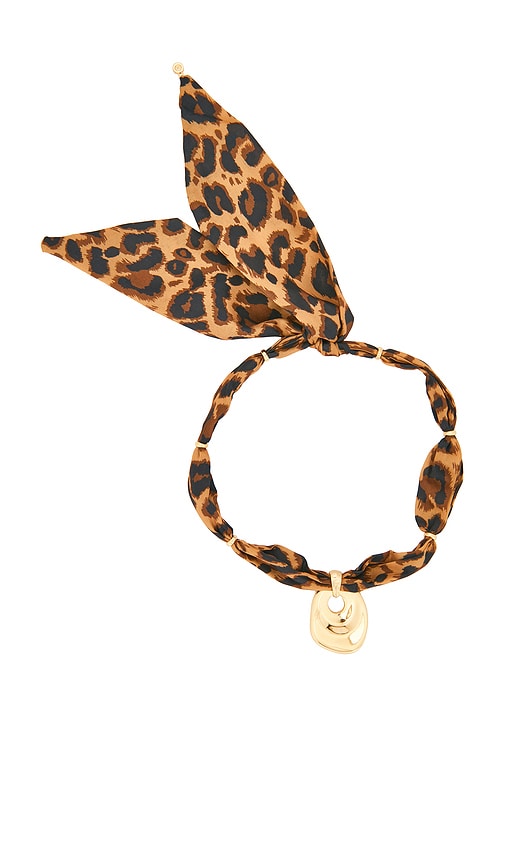 Ettika Leopard Scarf Necklace