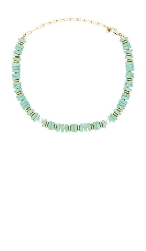 Ettika Saint Tropez Necklace in Green.