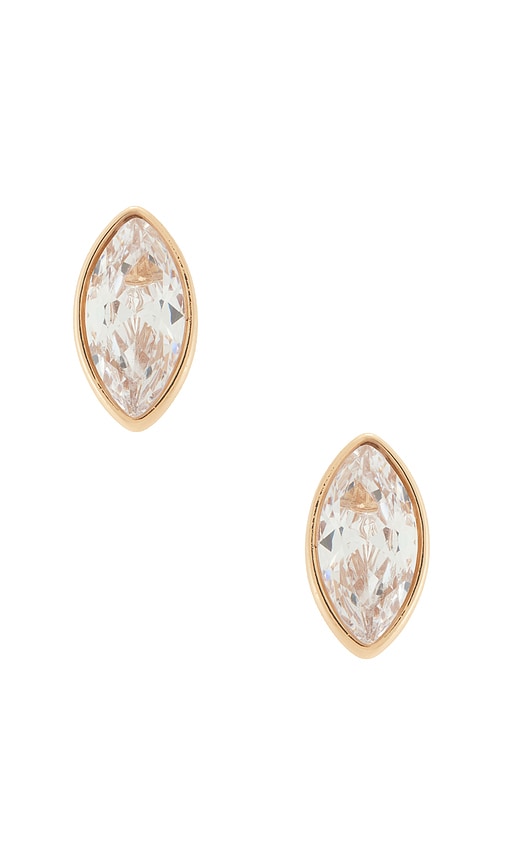 Ettika Crystal Marquise Studs en Metallic Gold 43$