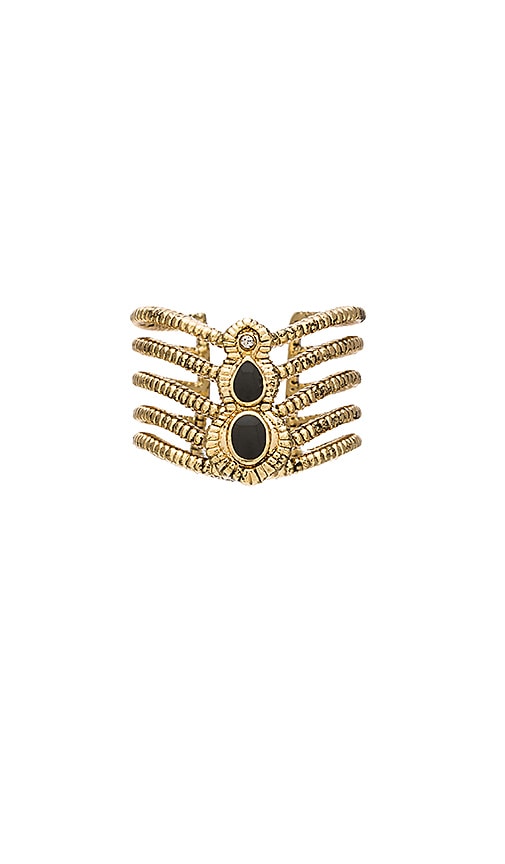 Antique Gold & Black Ring