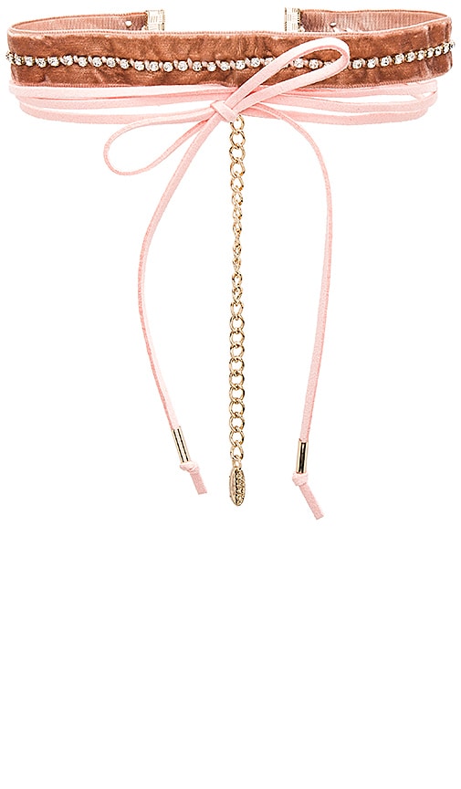 Velvet & Leather Wrap Choker