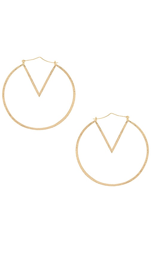 BOUCLES D'OREILLES PENDANTES EN V