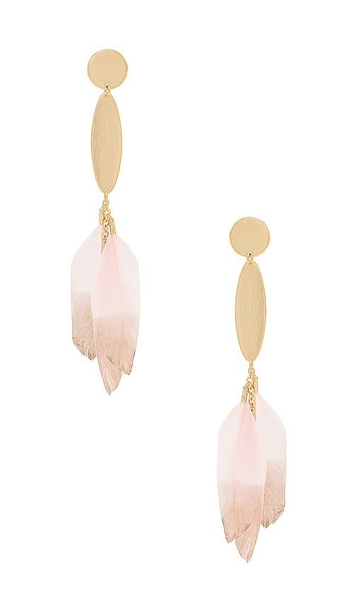 Feather Drop Earrings