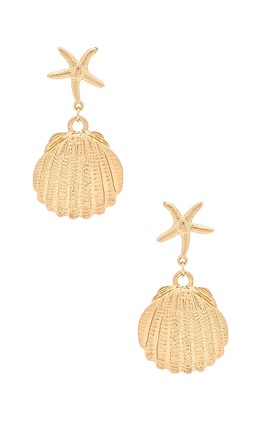 X REVOLVE Seashell Drop Earrings