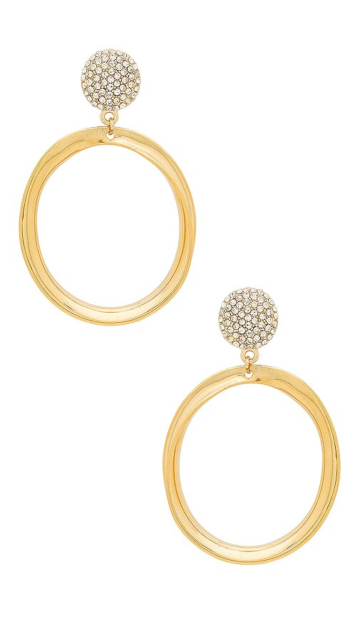 Drop Circle Earrings