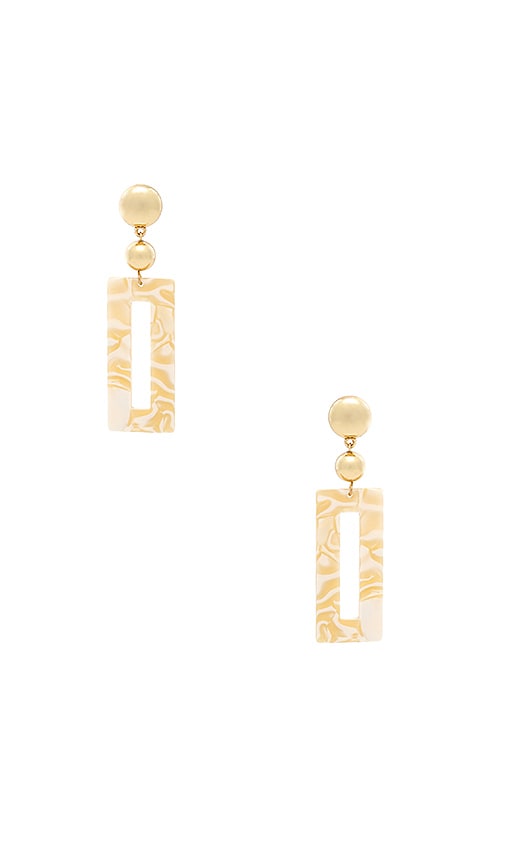 Rectangular Drop Earrings