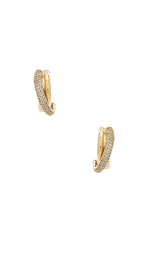 Rhinestone Layered Earring