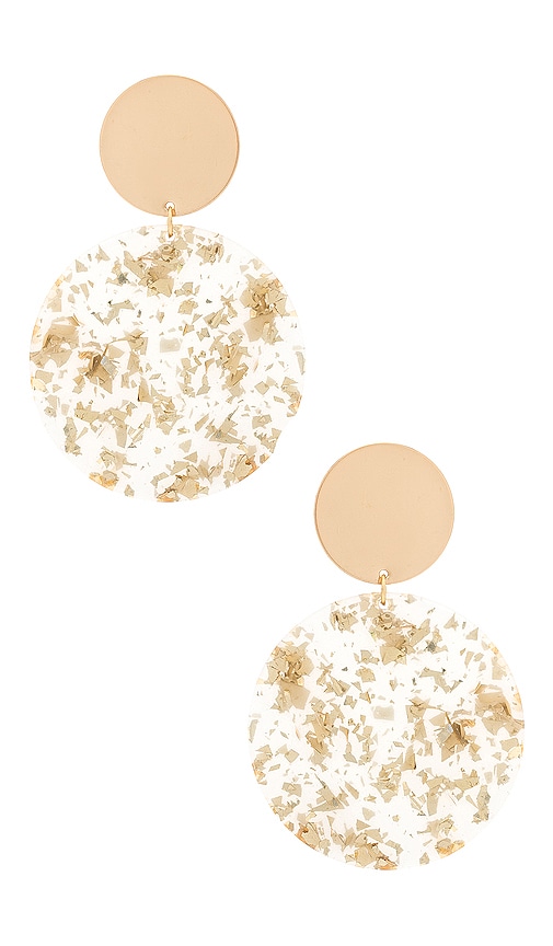 Double Circle Drop Earrings