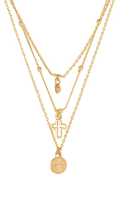 Layered Cross Necklace