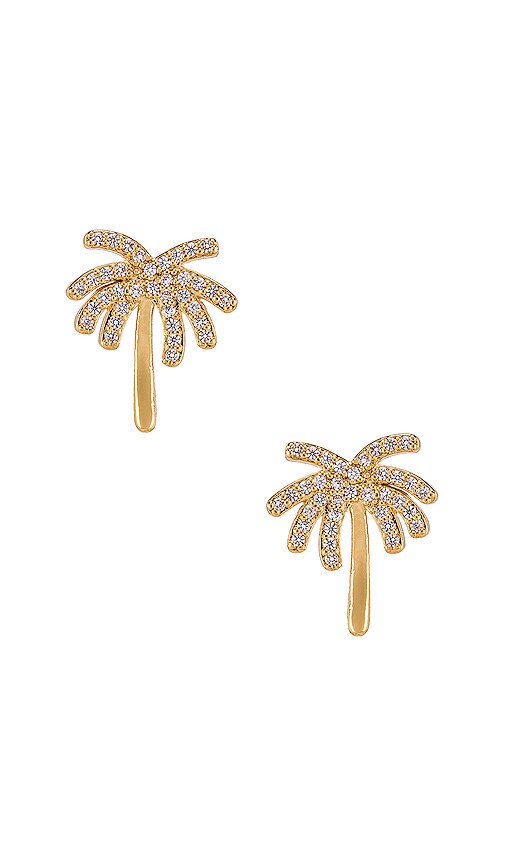 Palm Tree Stud Earring