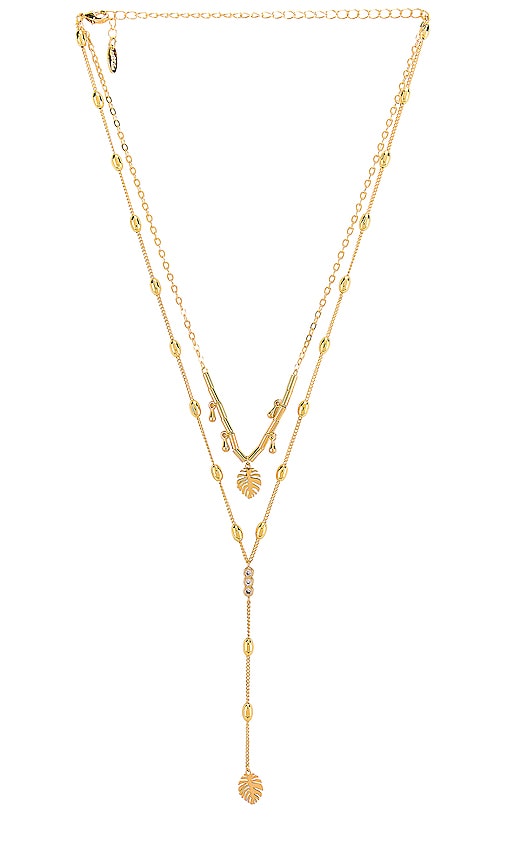 Palm Lariat Necklace