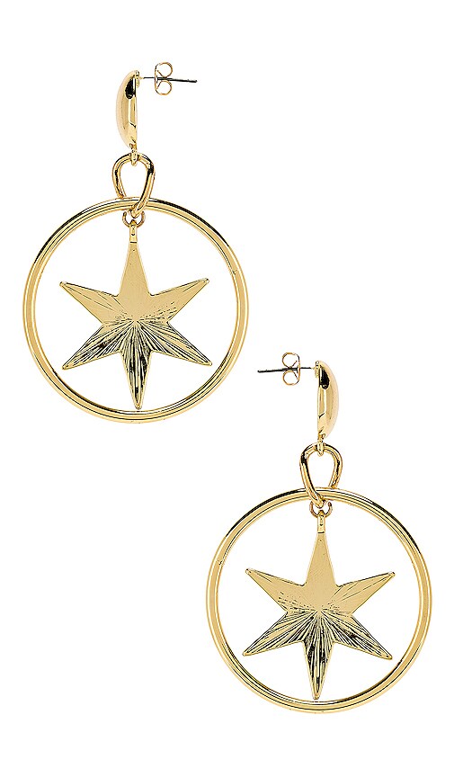 Star Hoop Earring