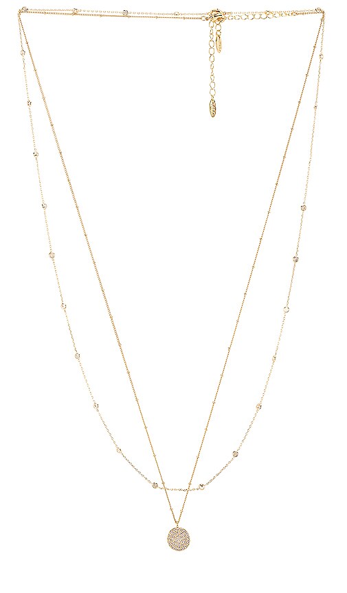 Gemstone and Coin Layered Necklace