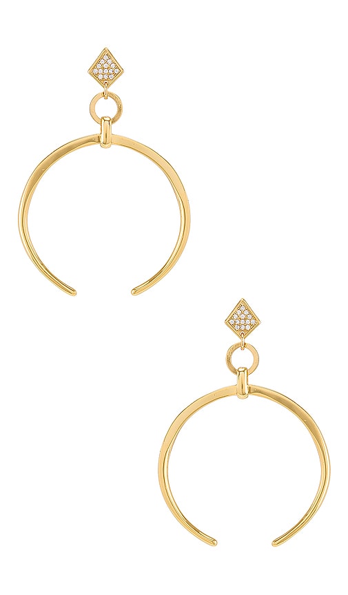 Crescent Drop Earring
