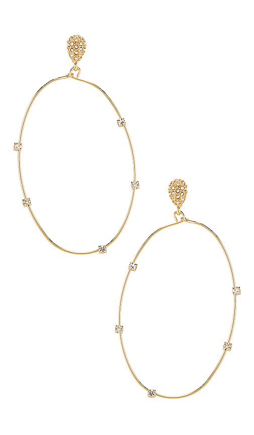 Oval Hoop Earring