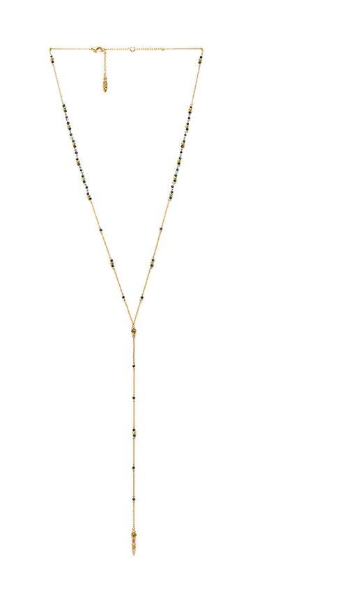 Dainty Faceted Lariat