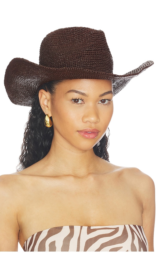 Eugenia Kim CHAPEAU FEDORA EMMANUELLE en Brown 464 €