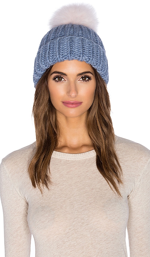 Arctic Fox Fur Rain Beanie